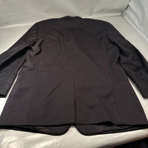 Versace Istante Mens Blazer Italy Pinstripe Single Breasted Jacket 3 Button - Picture 8 of 16